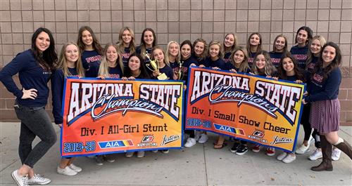 All-Girl Stunt and Show Cheer State Champions 2019-20 